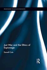 Just War and the Ethics of Espionage
