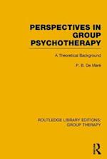 Perspectives in Group Psychotherapy