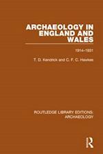 Archaeology in England and Wales 1914–1931