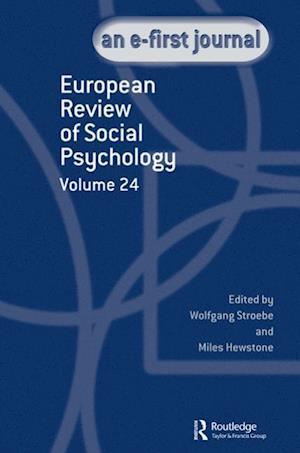 European Review of Social Psychology: Volume 24