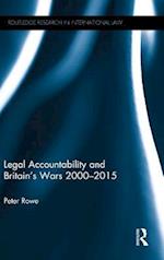 Legal Accountability and Britain's Wars 2000-2015
