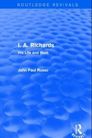 I. A. Richards (Routledge Revivals)