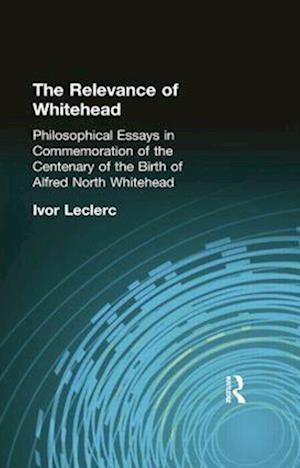 The Relevance of Whitehead