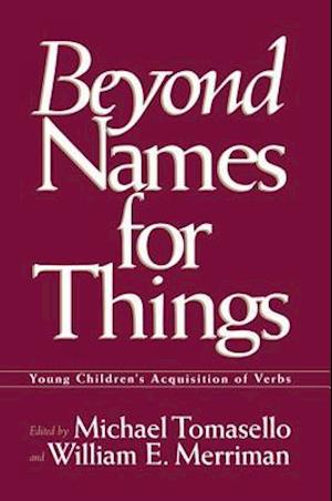 Beyond Names for Things
