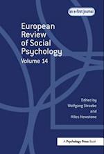 European Review of Social Psychology: Volume 14