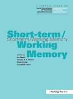 Short-term/Working Memory