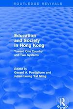 Education and Society in Hong Kong