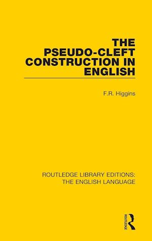 The Pseudo-Cleft Construction in English