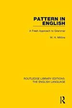 Pattern in English (RLE: English Language)
