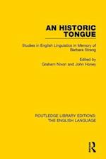 An Historic Tongue (RLE: English Language)