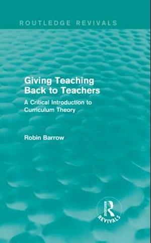 Giving Teaching Back to Teachers