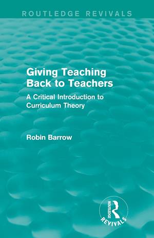 Giving Teaching Back to Teachers