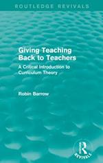 Giving Teaching Back to Teachers