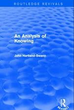 An Analysis of Knowing