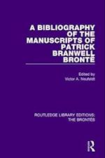 A Bibliography of the Manuscripts of Patrick Branwell Brontë