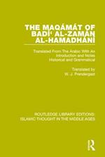 The Maqámát of Badí' al-Zamán al-Hamadhání