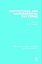 Institutions and Geographical Patterns