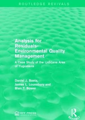 Analysis for Residuals-Environmental Quality Management