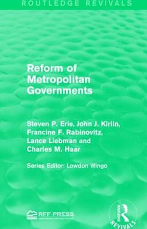 Reform of Metropolitan Governments
