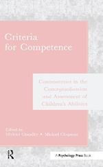 Criteria for Competence