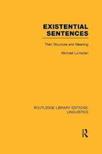 Existential Sentences (RLE Linguistics B: Grammar)