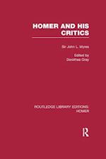 Homer and His Critics