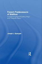 French Predecessors of Malthus
