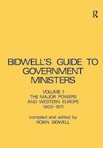 Guide to Government Ministers