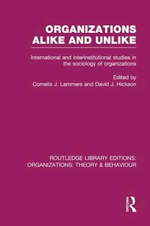 Organizations Alike and Unlike (RLE: Organizations)