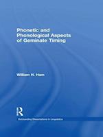 Phonetic and Phonological Aspects of Geminate Timing
