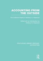 Accounting From the Outside (RLE Accounting)