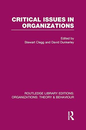 Critical Issues in Organizations (RLE: Organizations)