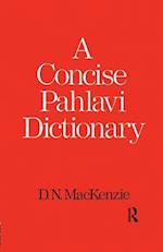 A Concise Pahlavi Dictionary