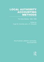 Local Authority Accounting Methods Volume 1 (RLE Accounting)