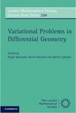 Variational Problems in Differential Geometry