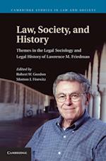 Law, Society, and History