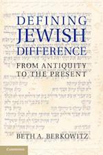 Defining Jewish Difference