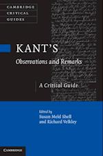 Kant's Observations and Remarks