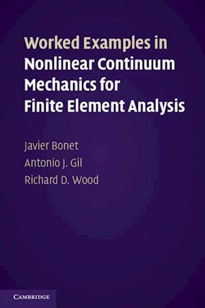 Worked Examples in Nonlinear Continuum Mechanics for Finite Element Analysis