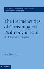 Hermeneutics of Christological Psalmody in Paul