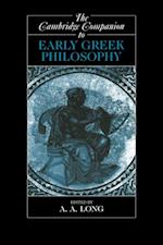 Cambridge Companion to Early Greek Philosophy