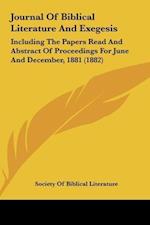 Journal Of Biblical Literature And Exegesis