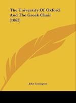 The University Of Oxford And The Greek Chair (1863)