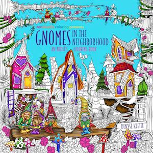 Zendoodle Coloring Presents Gnomes in the Neighborhood