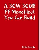 30W 300B PP Monoblock You Can Build