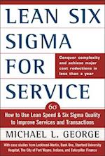 Lean Six SIGMA for Services (Pb)