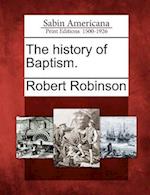 The History of Baptism.