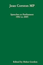 Jean Corston MP Speeches to Parliament 1992 to 2005 