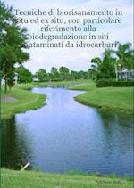 Tecniche di biorisanamento in situ ed ex situ, con particolare riferimento alla biodegradazione in siti contaminati da idrocarburi 