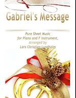 Gabriel's Message Pure Sheet Music for Piano and F Instrument, Arranged by Lars Christian Lundholm